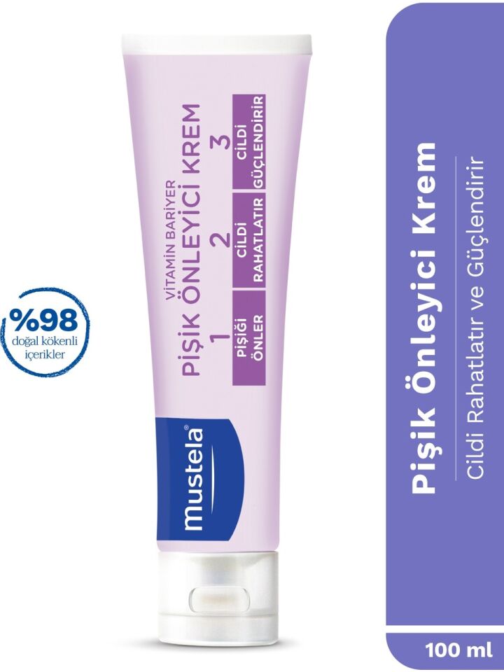 Mustela Vitamin Barrier Cream 1.2.3 Pişik Kremi 100 ml