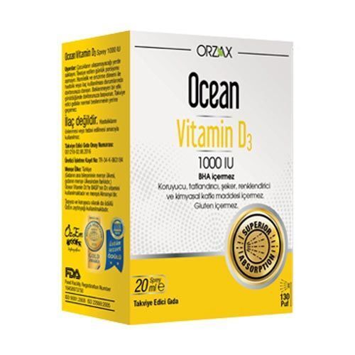 Ocean Vitamin D3 1000 IU  20 ml