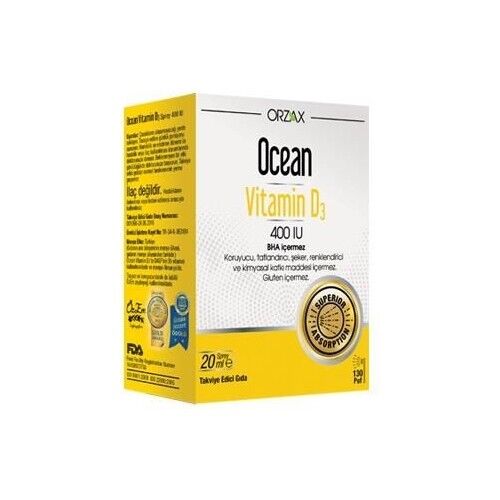 Ocean Vitamin D3 400'ıu Sprey 20ml