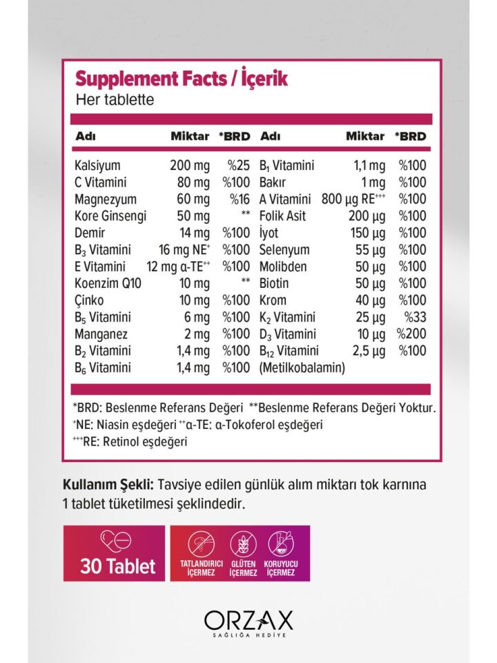 Ocean Daily One Energy 30 Tablet