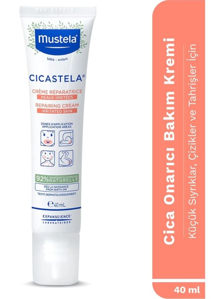 Mustela Cicastela Onarıcı Bakım Kremi 40 ml