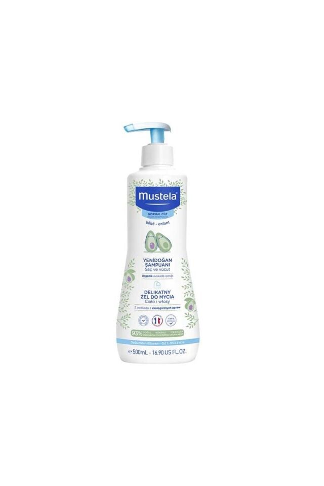 Mustela  Gentle Cleansing Gel Yenidoğan Şampuanı 500 ml