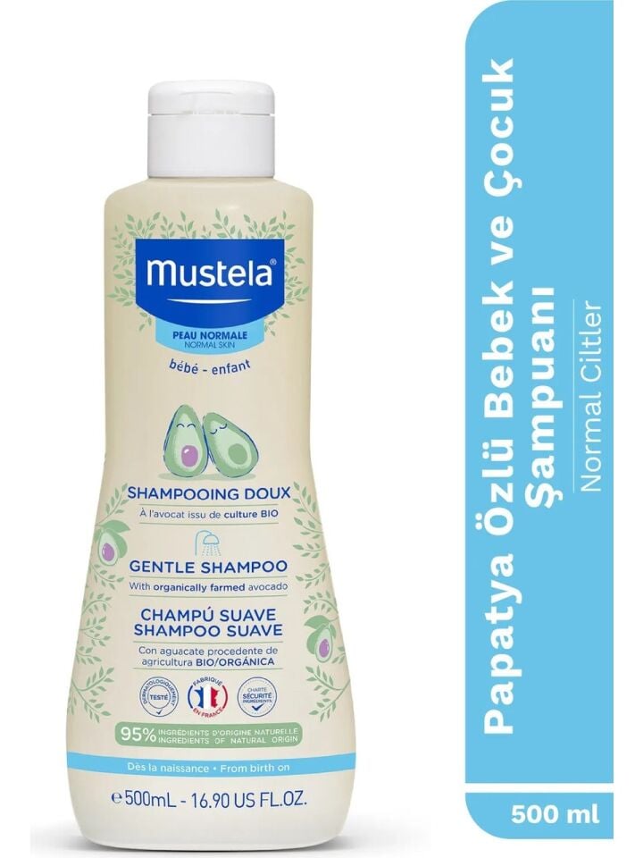 Mustela Gentle Papatya Özlü Şampuan 500ml