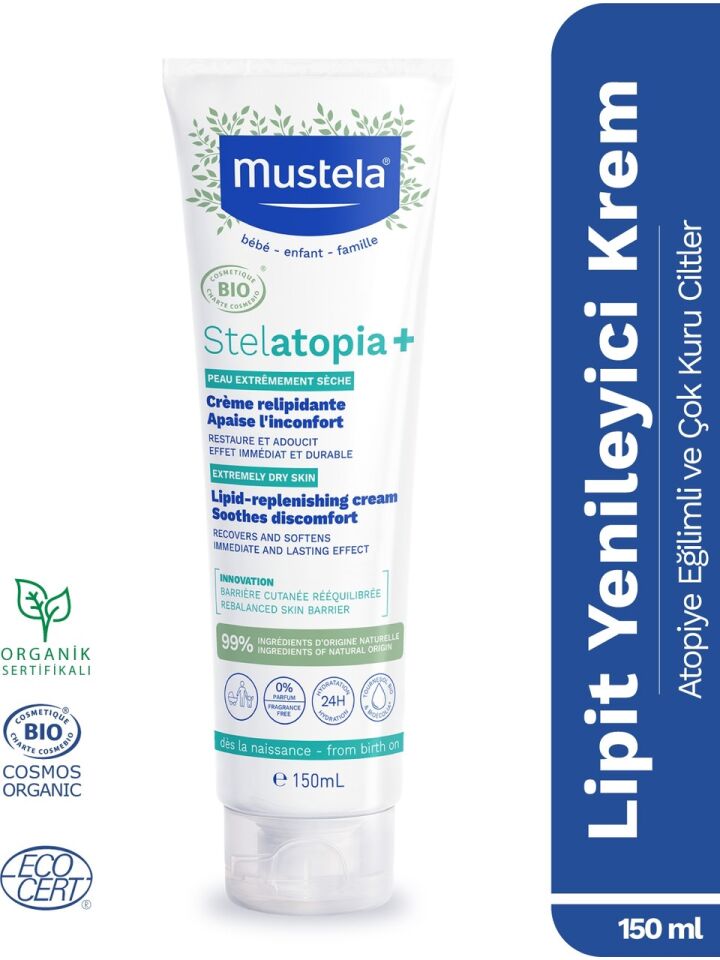 Mustela Stelatopia Cilt Bariyeri Yenileyici - Rahatlatıcı Krem 150ml