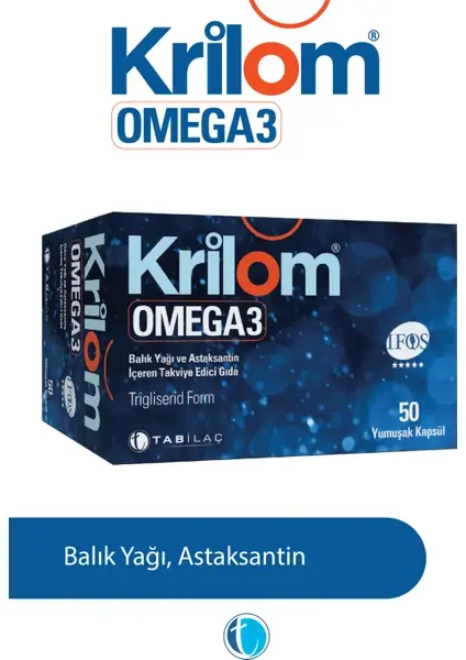 Krilom Omega 3 50 Yumuşak Kapsül