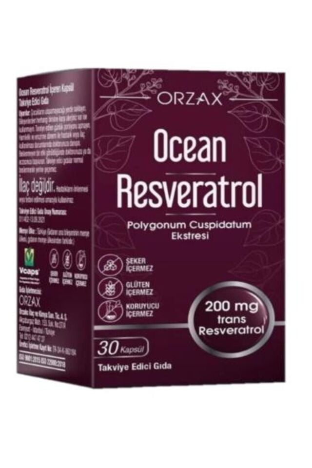 Ocean Resveratrol 200 Mg 30 Kapsül
