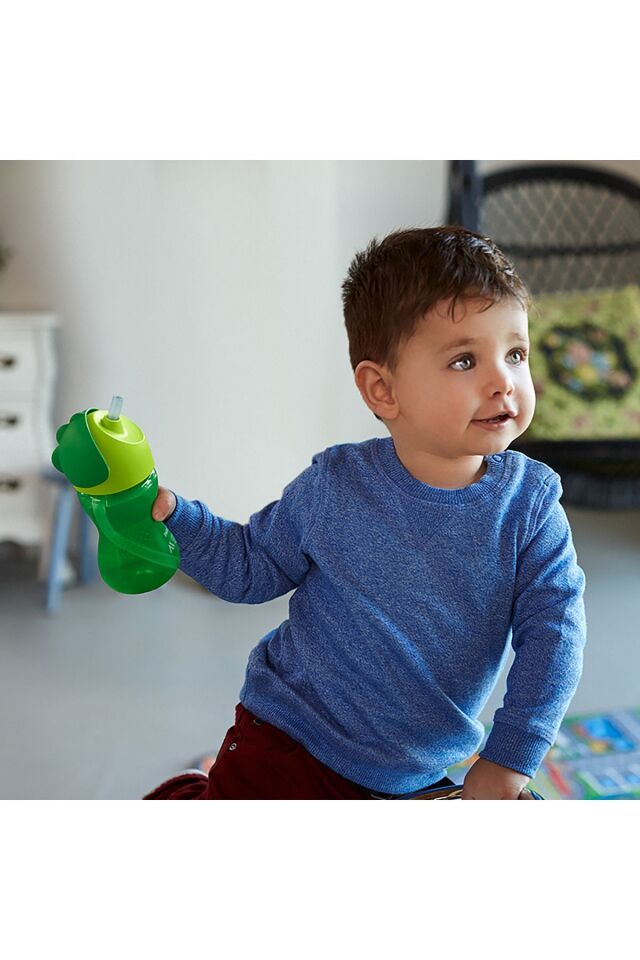 Avent Yeşil Pipetli Bardak 300 ml Yeni Model