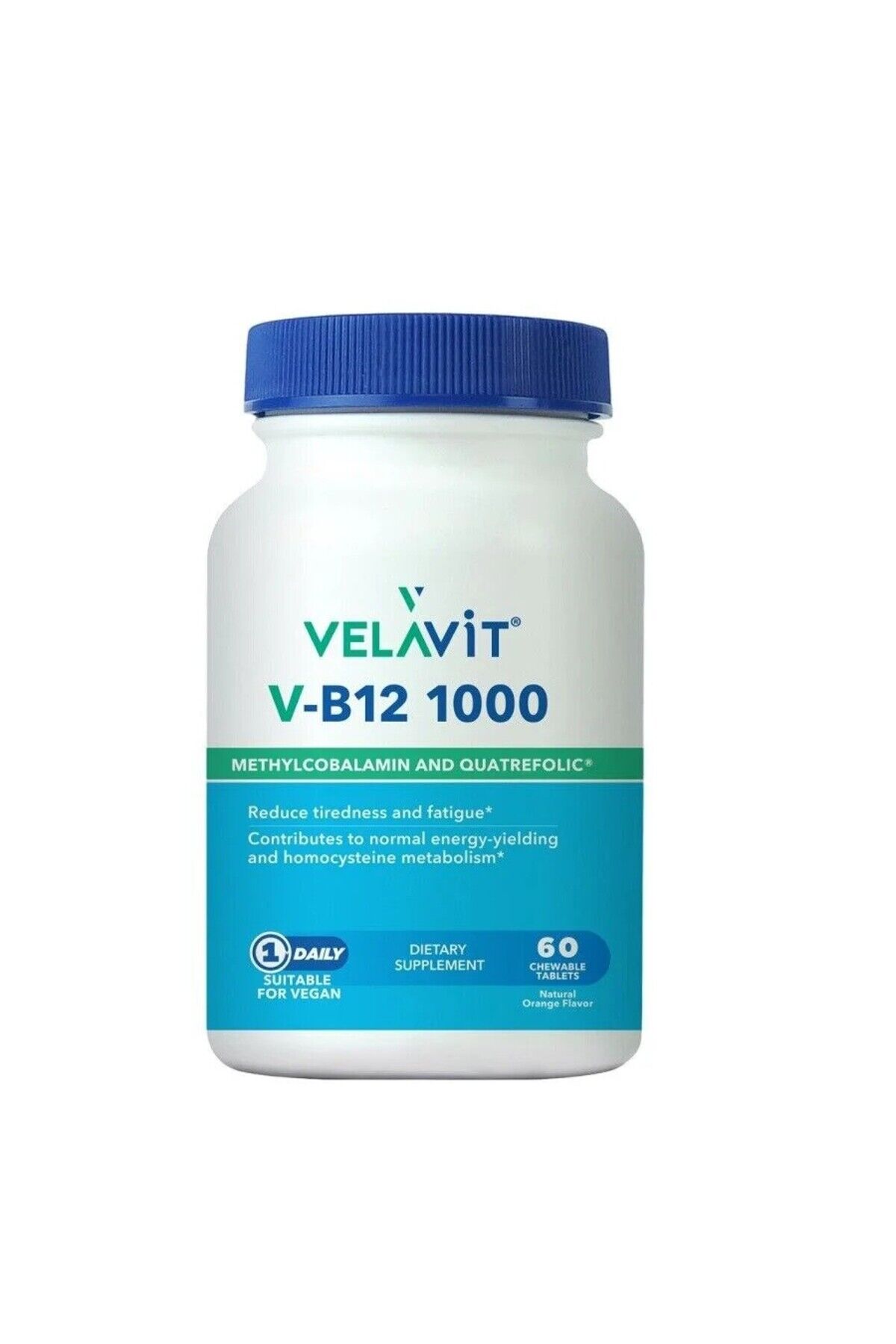 Velavit V-B12 1000 Çiğneme Tableti 60 Adet