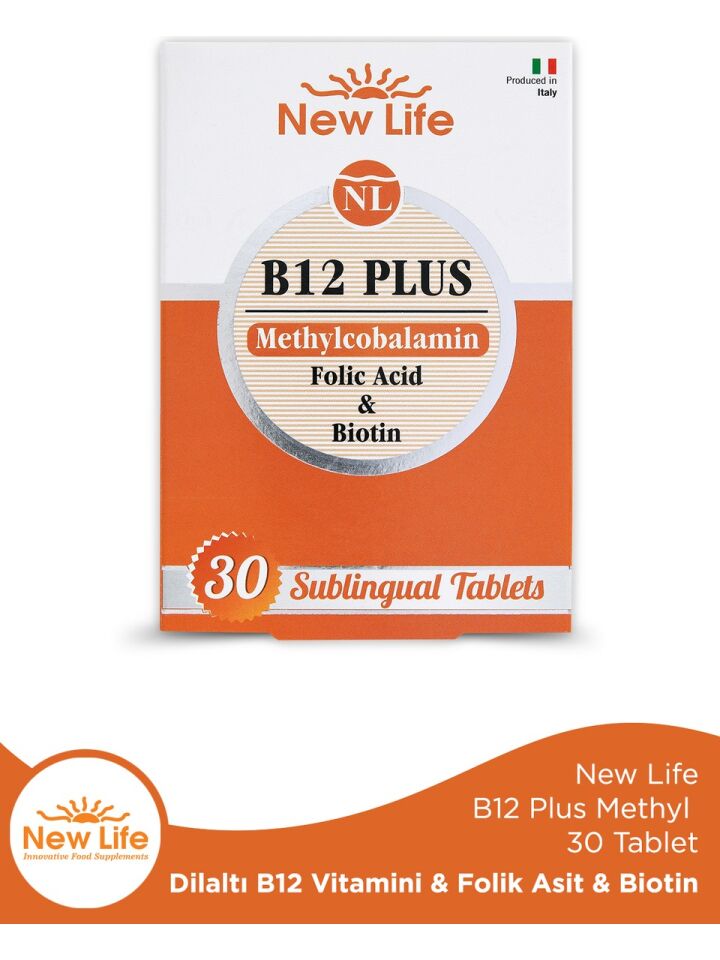 New Life B12 Plus Methylcobalamin 30 Tablet