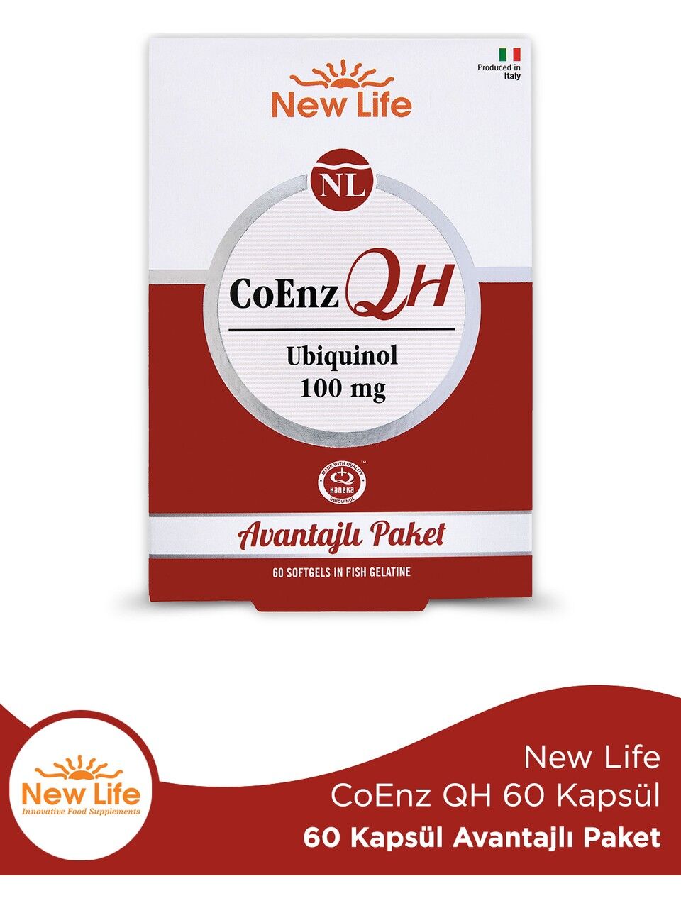 New Life CoenzQH 60 Softjel