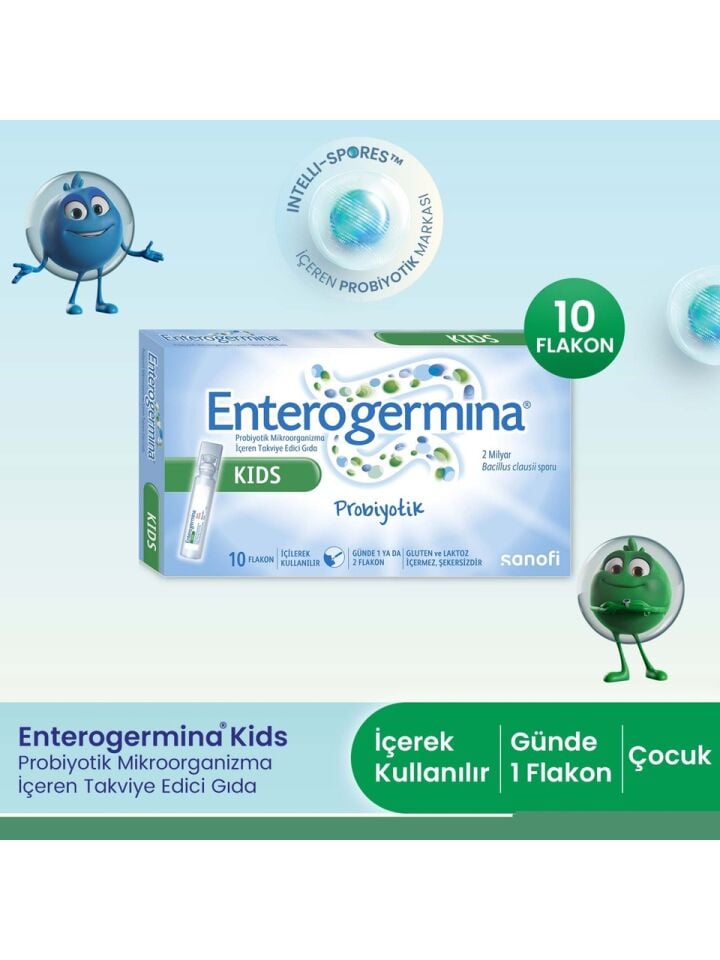 Enterogermina Kids Probiyotik 10 Flakon