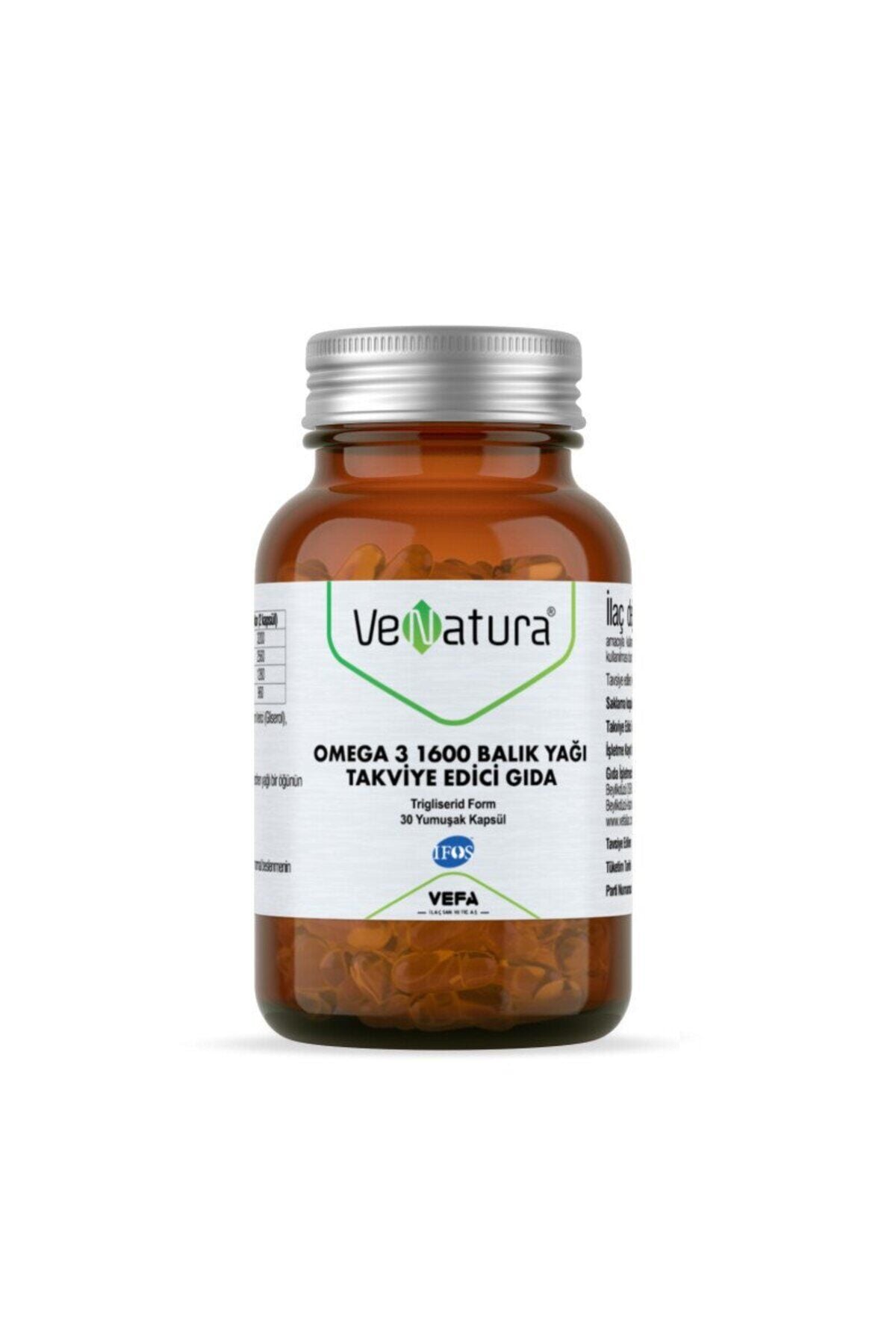 Omega 3 Balık Yağı 1600mg 30 Kapsül