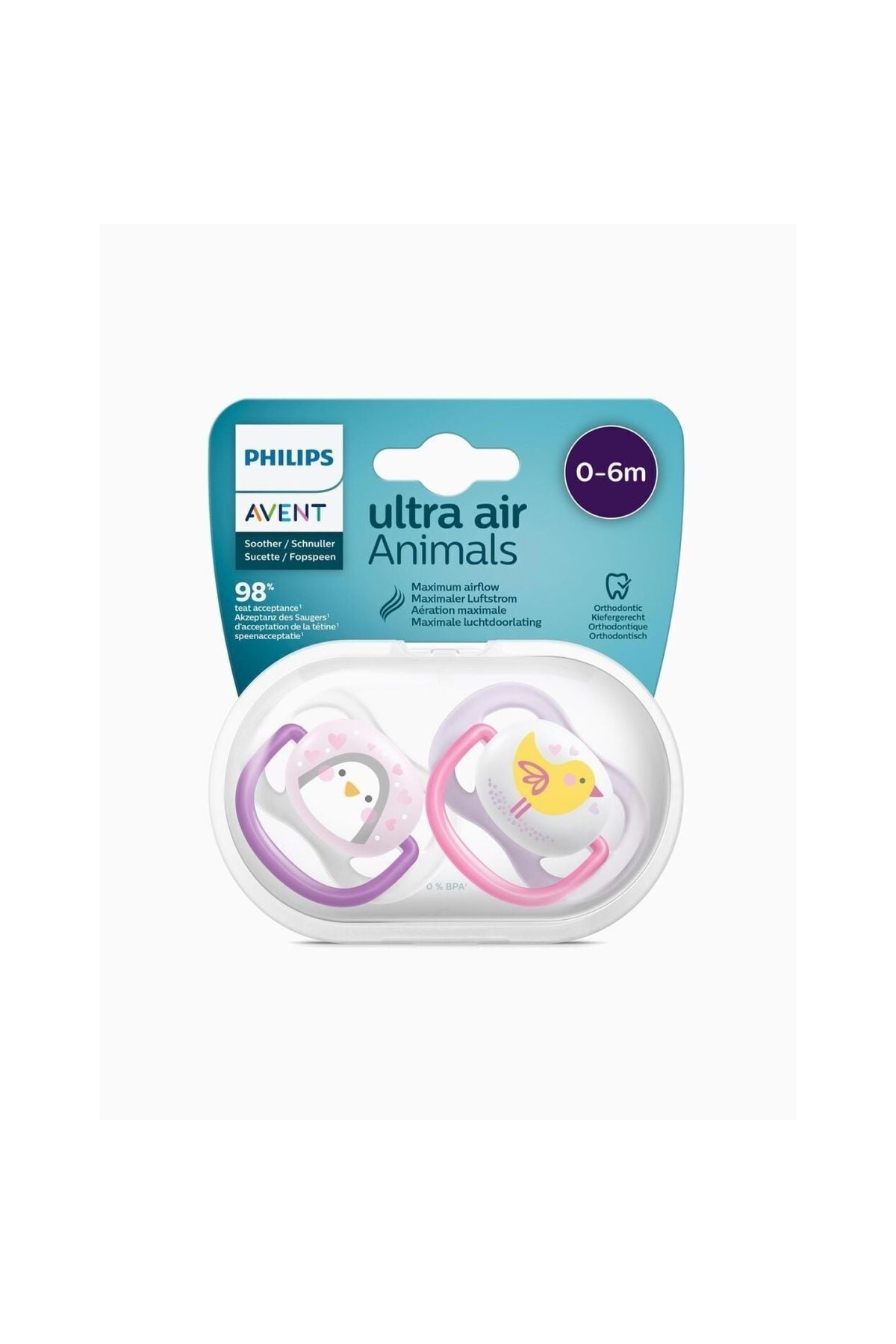 Ultra Air Emzik 0-6 ay Kız, SCF080/06