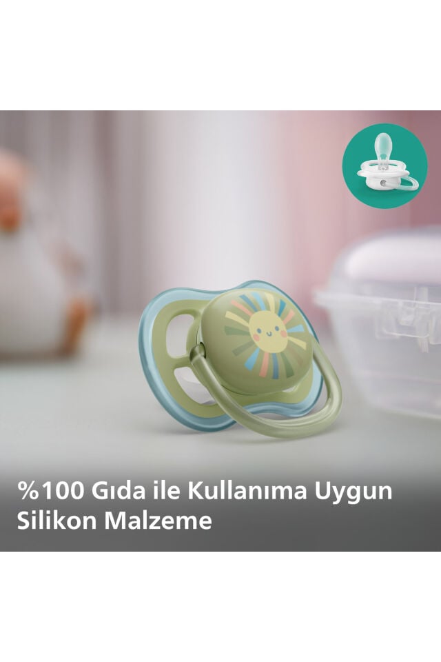 Ultra Air Emzik 0-6 Ay,  2'li Paket, Erkek, SCF085/58