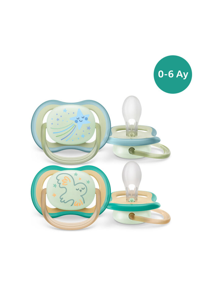 Avent Ultra Air Gece Emziği 0-6 Ay, 2'li Erkek, SCF376/18
