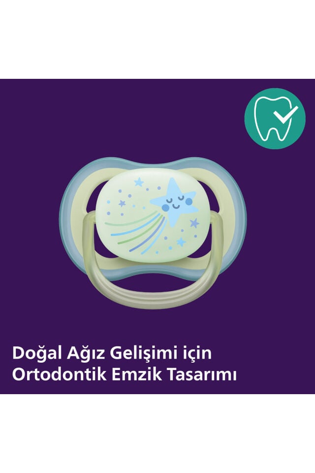 Ultra Air Gece Emziği 0-6 Ay, 2'li Erkek, SCF376/18