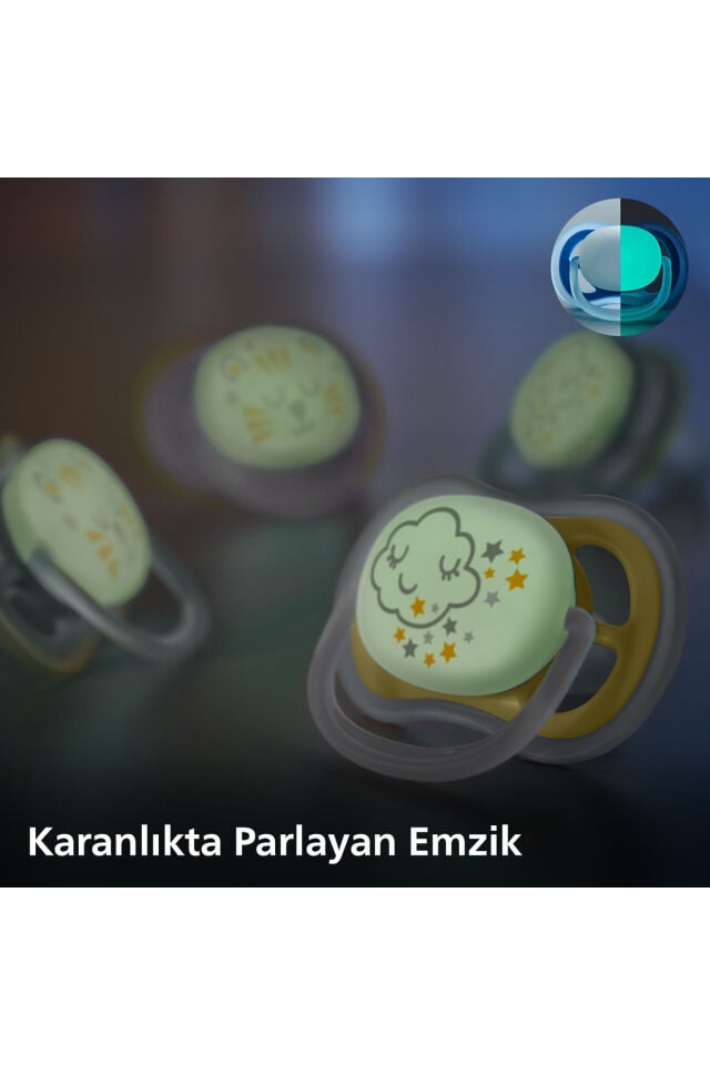 Ultra Air Gece Emziği 18+ Ay, 2'li Unisex, SCF376 /01