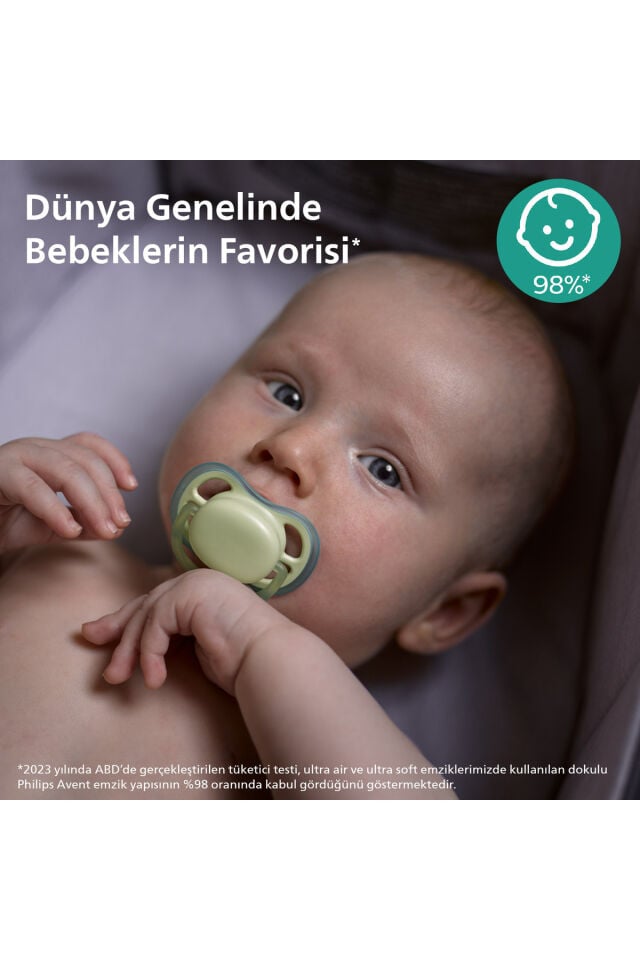 Ultra Air Emzik 0-6 Ay, 2'li Unisex, SCF085/21