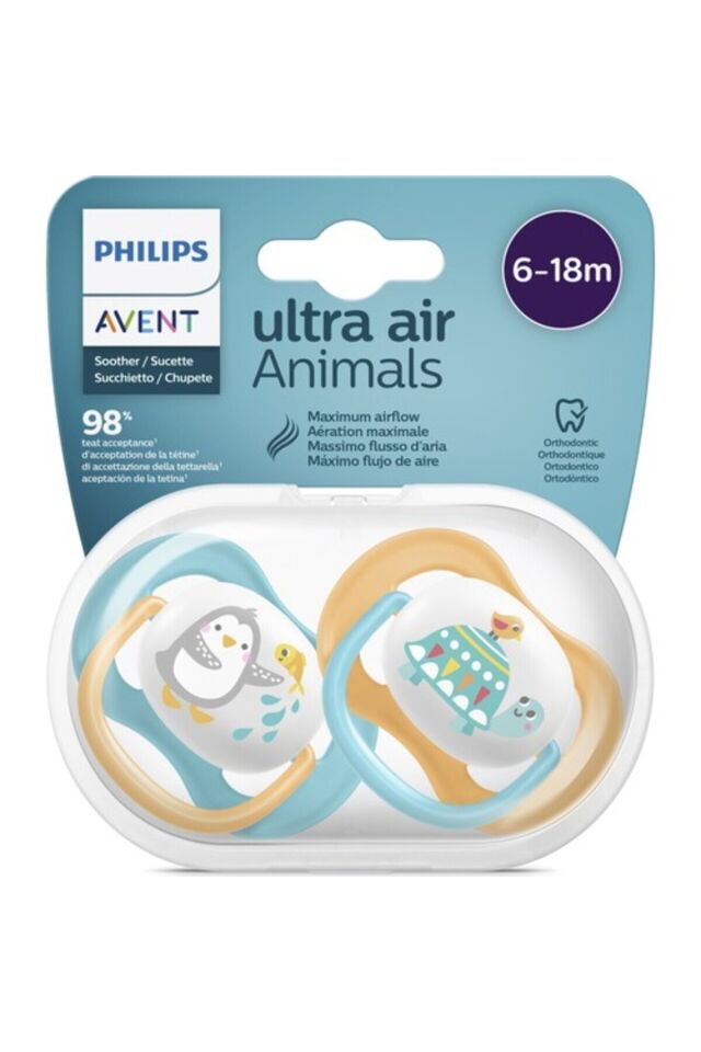 Avent Ultra Air Emzik 6-18 Ay Erkek, SCF080/07