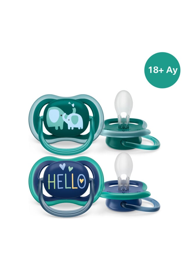 Avent Ultra Air Emzik 18+ Ay,  2'li Paket, Erkek, SCF349/18