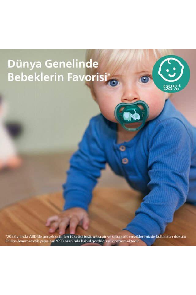 Ultra Air Emzik 18+ Ay,  2'li Paket, Erkek, SCF349/18