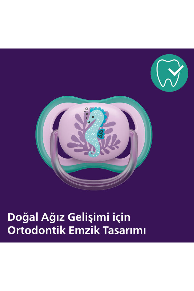 Ultra Air Emzik 6-18 Ay,  2'li Paket, Kız, SCF085/61