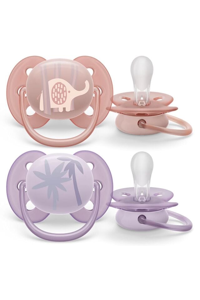 Ultra Soft Emzik 0-6 Ay, 2'li Kız, SCF091/09