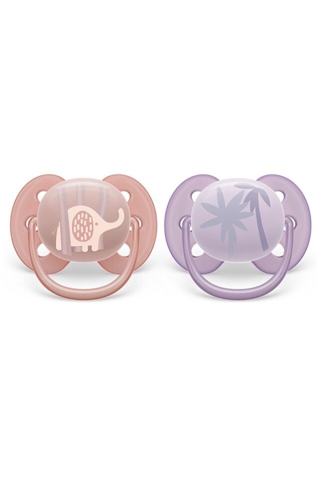 Ultra Soft Emzik 0-6 Ay, 2'li Kız, SCF091/09