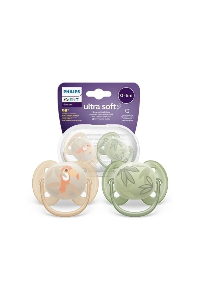 Avent Ultra Soft Emzik 0-6 Ay, 2'li Erkek, SCF091/07
