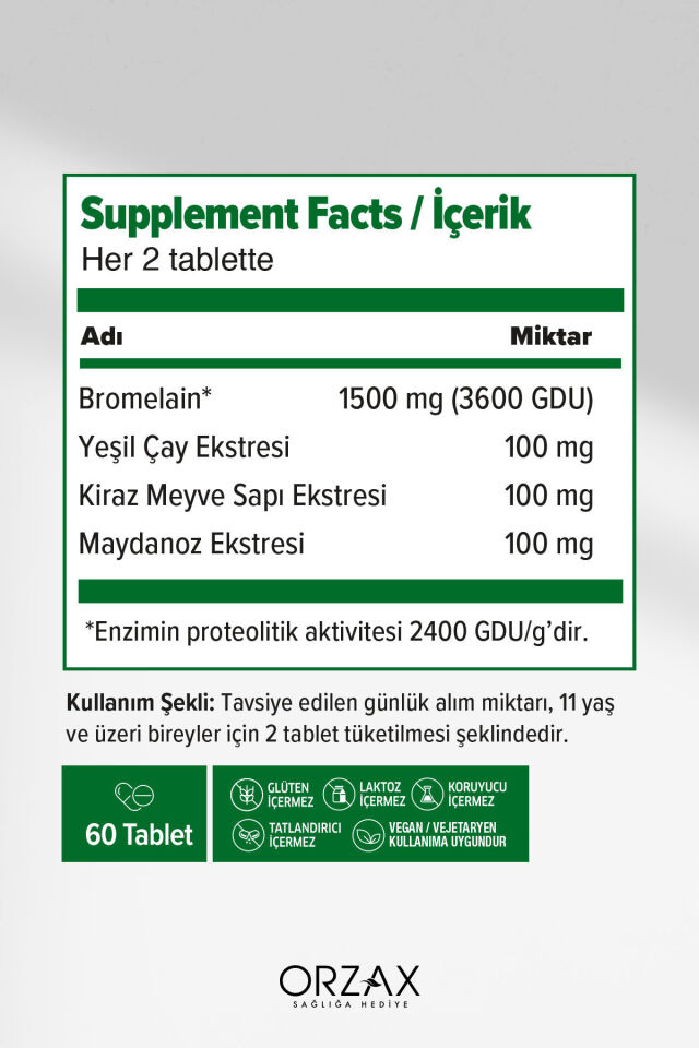Ocean Bromelain Complex 60 Tablet