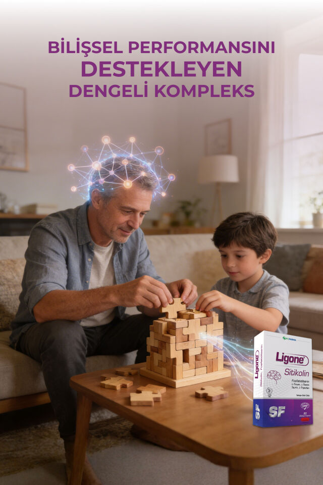 Ligone Sitikolin Fosfatidilserin Bitkisel Kapsül 30 Kapsül