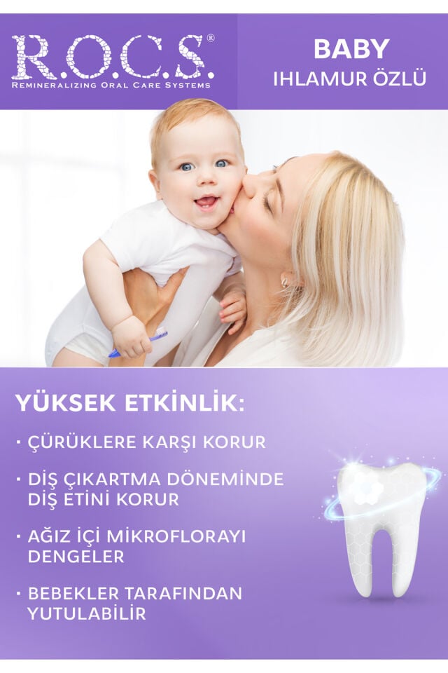 Rocs Baby 0-3 Yaş Arası Yutulabilir Diş Macunu Ihlamur Özlü 35 ml