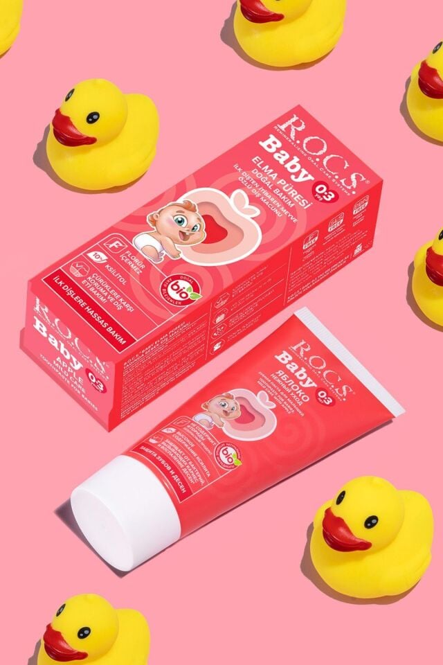 Rocs Baby 0-3 Yaş Arası Elma Püresi Tadında Diş Macunu 35 ml