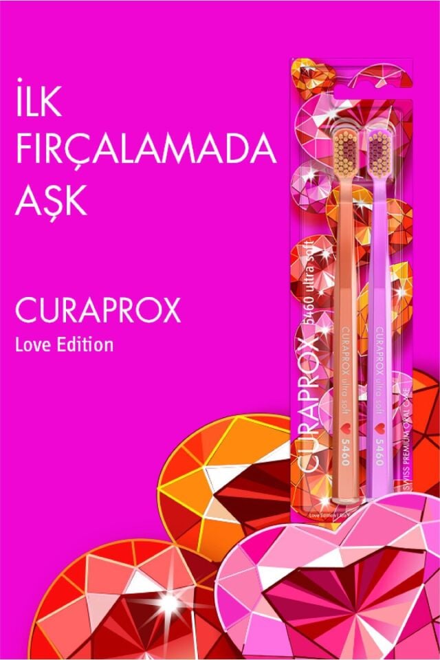 Curaprox CS 5460 Love Edition 2'li Diş Fırçası