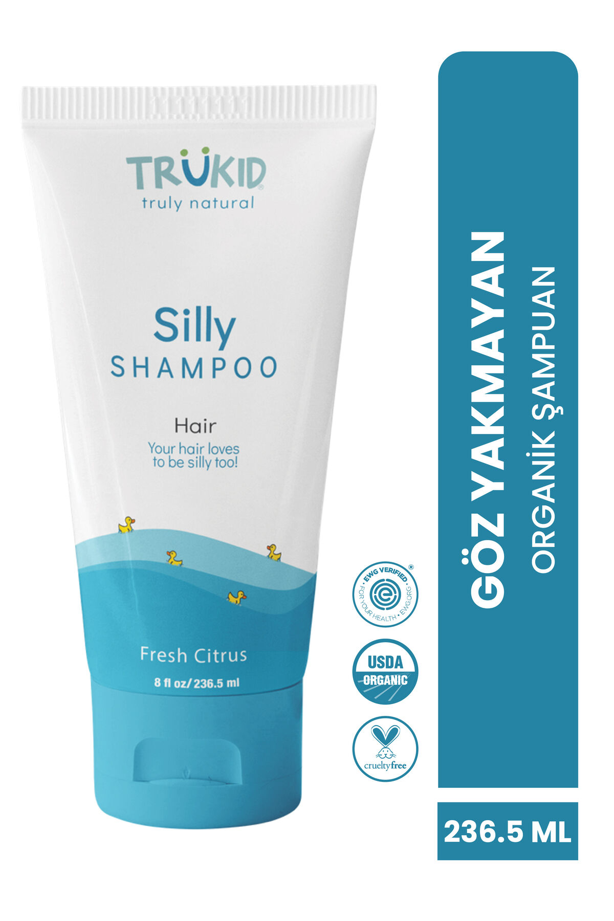 Göz Yakmayan Organik Şampuan 236.5 ml - Silly Shampoo
