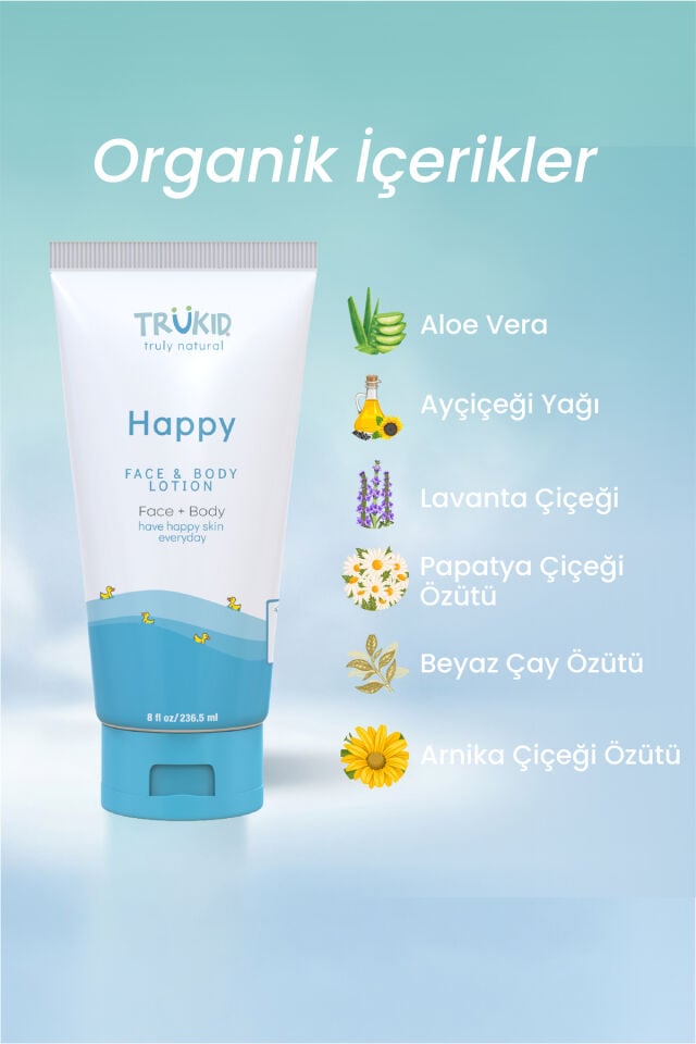 Happy Face Güneş Sonrası Yüz & Vücut Bakım Losyonu 236.5 ml