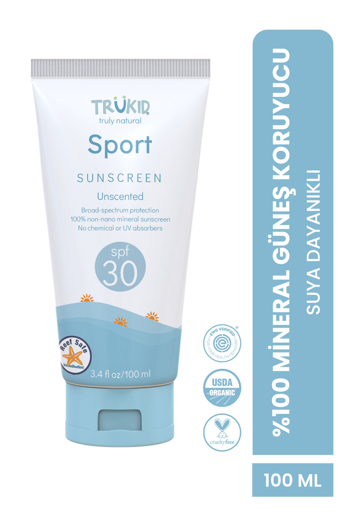 Suya Dayanıklı Güneş Kremi SPF 30 100 ml