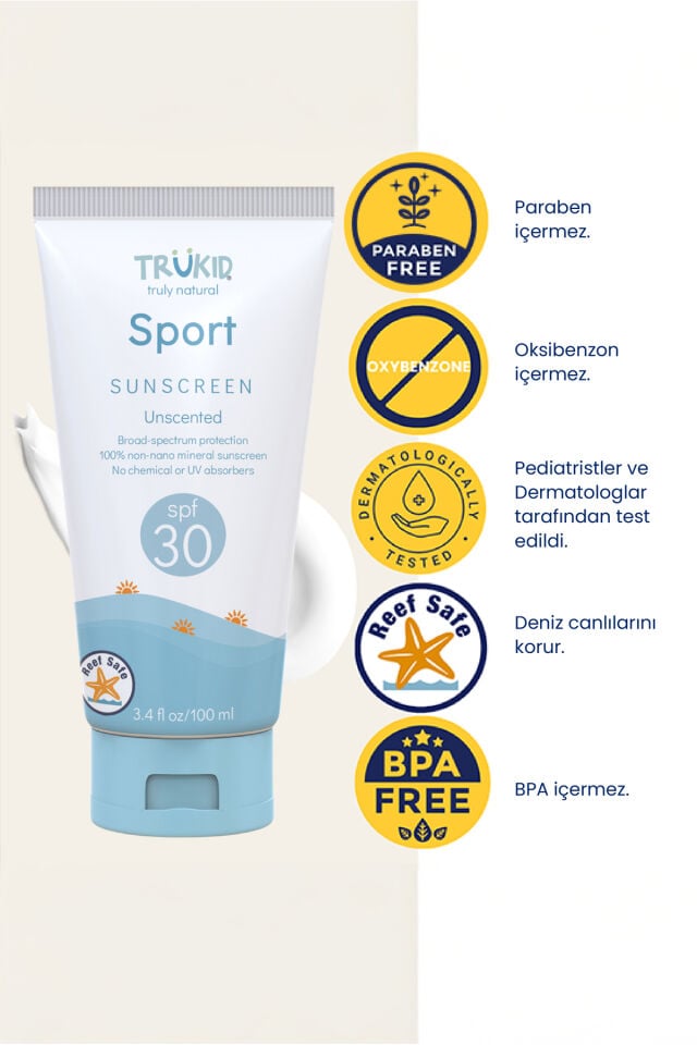 Suya Dayanıklı Güneş Kremi SPF 30 100 ml