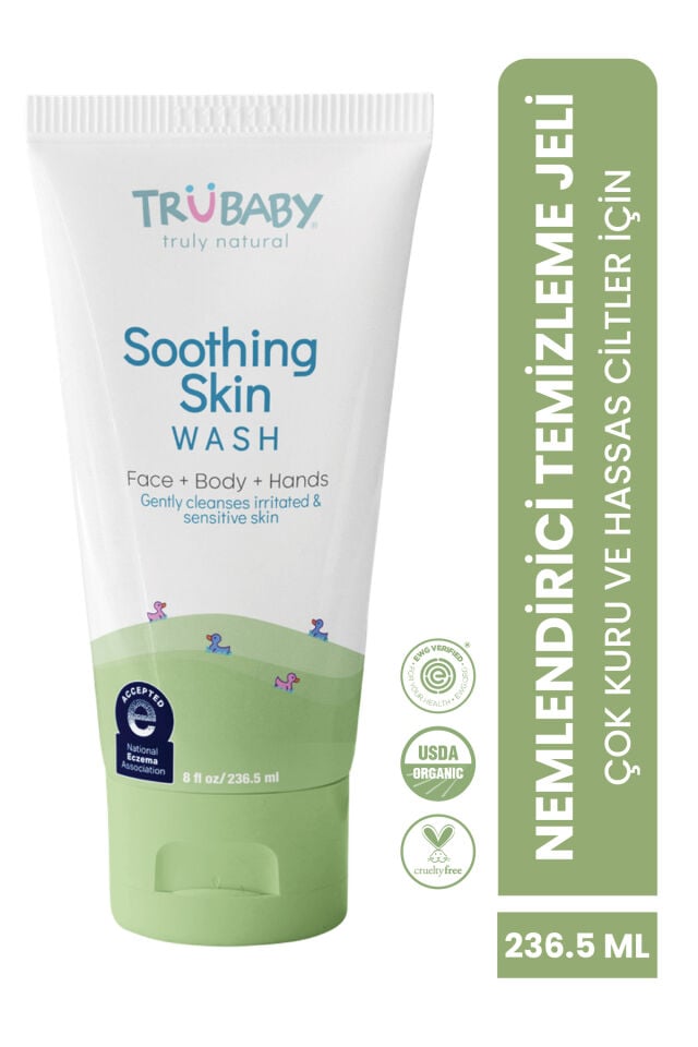 TruBaby Çok Kuru ve Hassas Ciltler için Vücut Yıkama Jeli, 236.5 ml