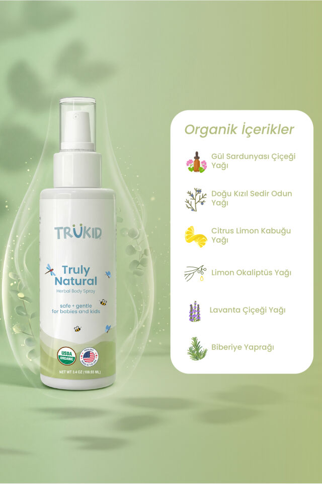 Truly Natural Koryucu Bitkisel Vücut Spreyi 100 ml