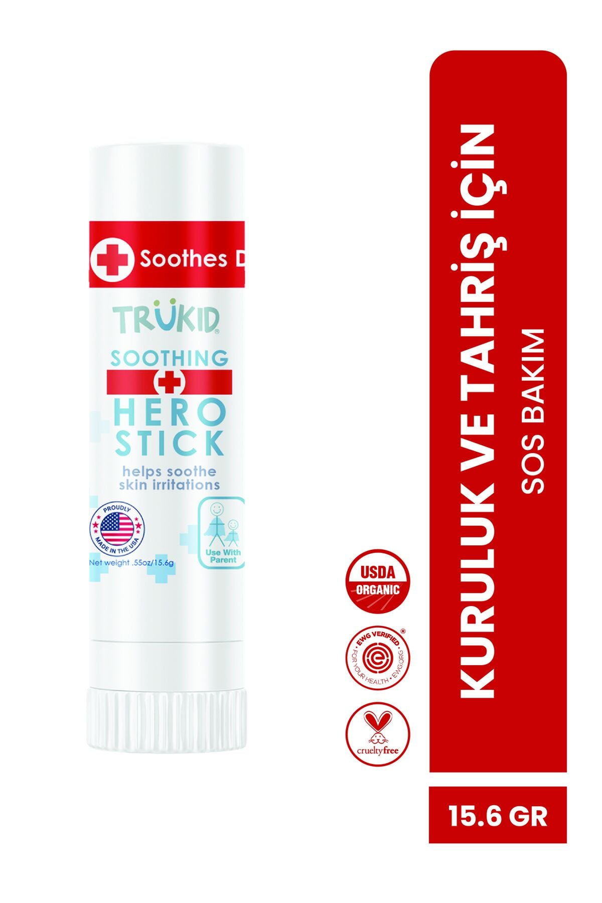 Hero Stick, Anlık Yatıştırıcı ve Onarıcı Sos Stick 15.6 Gr