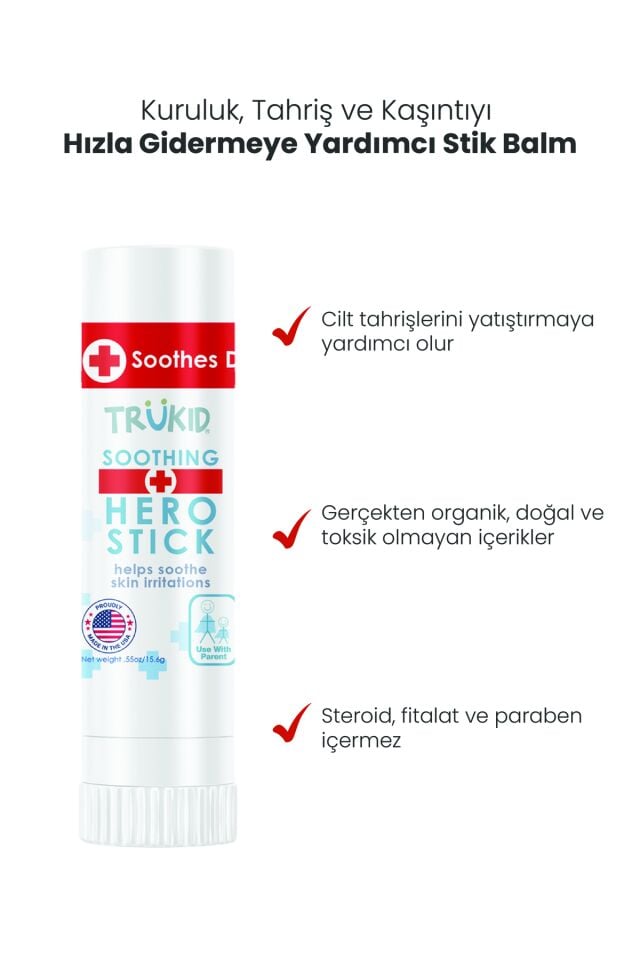 Hero Stick, Anlık Yatıştırıcı ve Onarıcı Sos Stick 15.6 Gr