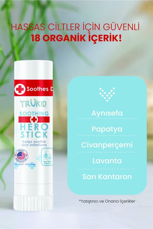 Hero Stick, Anlık Yatıştırıcı ve Onarıcı Sos Stick 15.6 Gr