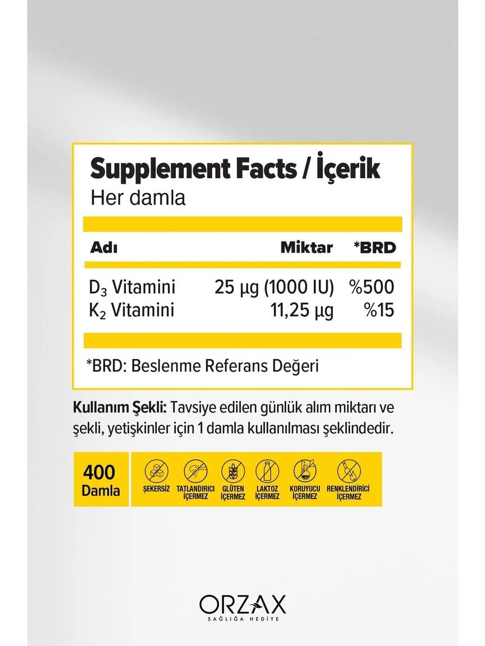 Ocean D3K2 Damla 20+20 ml