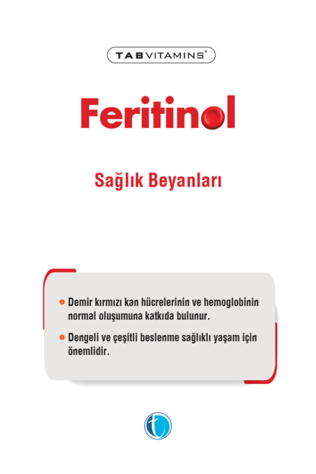 Tabvitamins Feritinol 30 Saşe