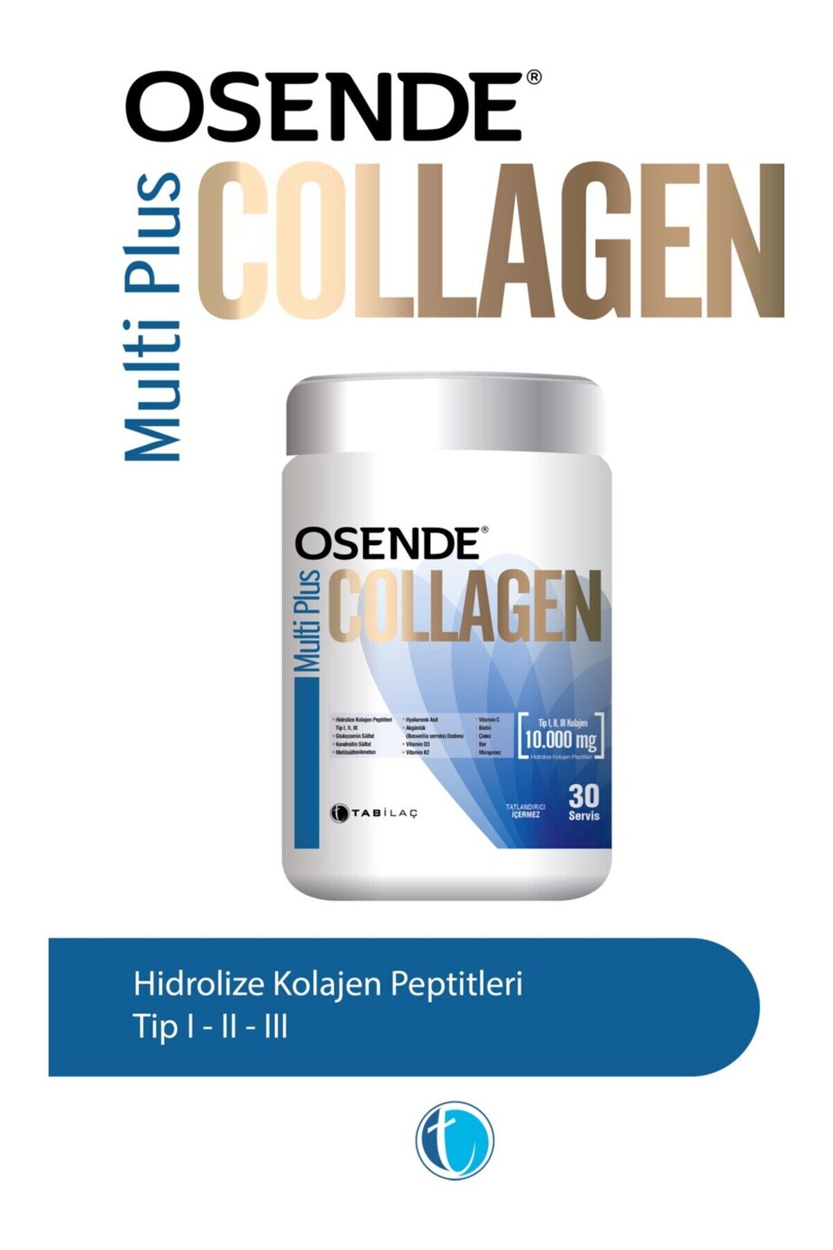 Osende Multi Plus Collagen Powder 10,000 mg 30 Servis