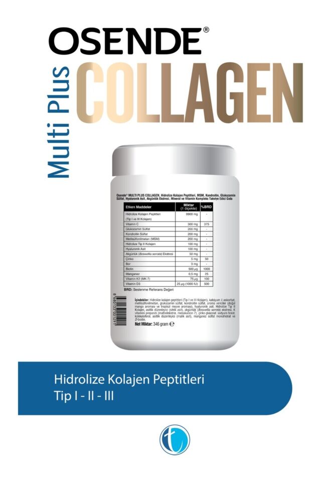 Osende Multi Plus Collagen Powder 10,000 mg 30 Servis