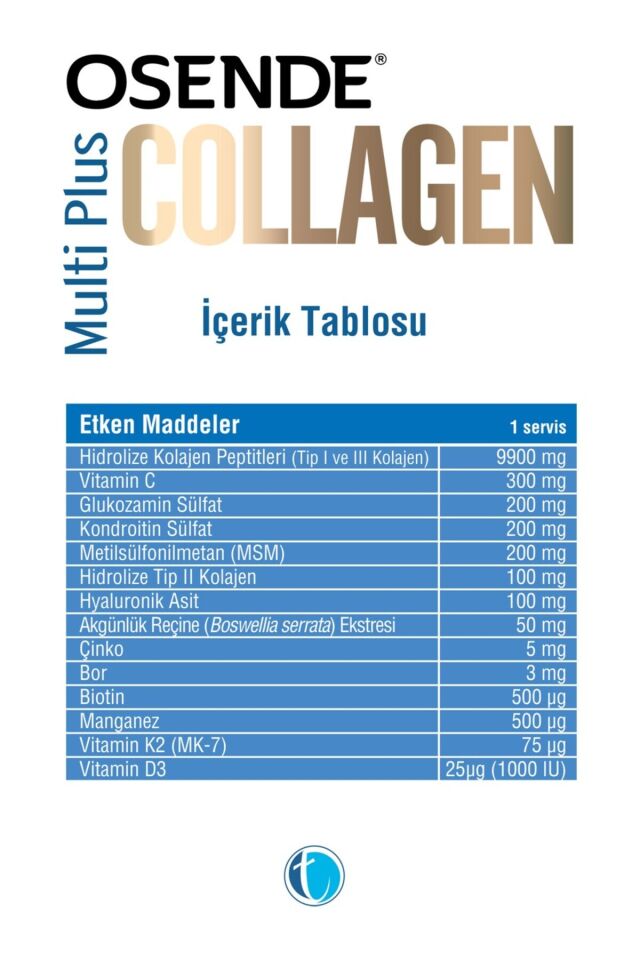 Osende Multi Plus Collagen Powder 10,000 mg 30 Servis