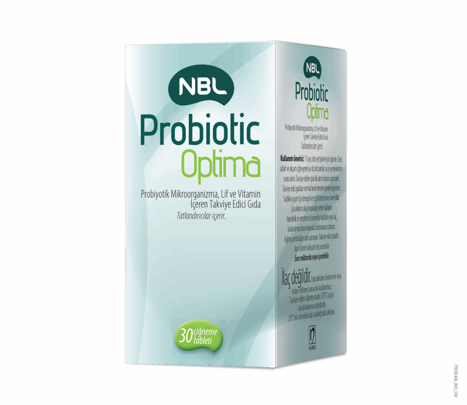 NBL Probiotic Optima 30 Çiğ. Tb.