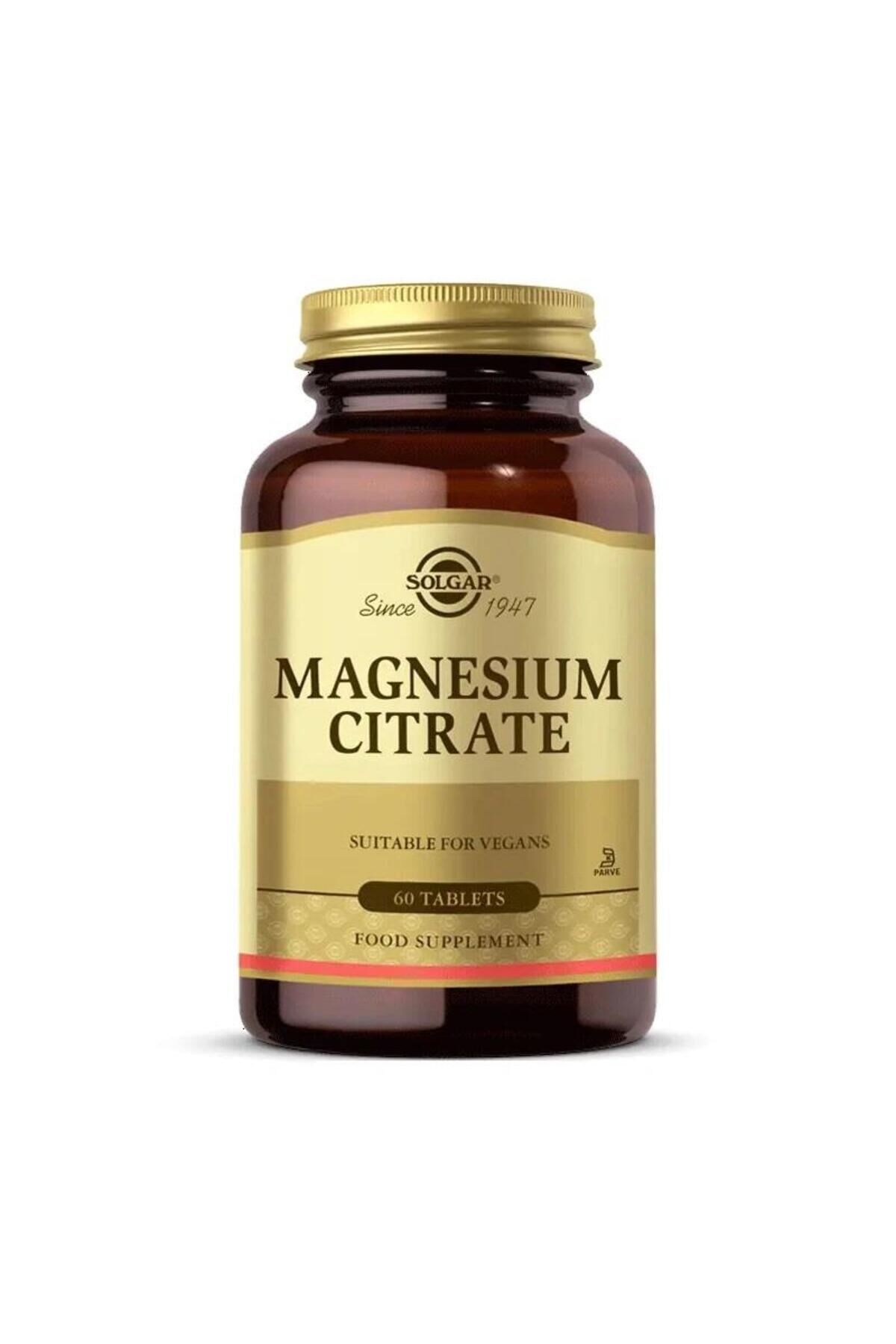 Solgar Magnesium Citrate 200mg 60 Tablet